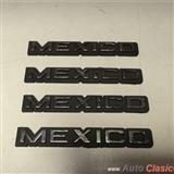 ford mustang letras mexico adheribles originales nuevas