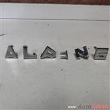 renault alpine letras de cofre                                                                                                                                                                          