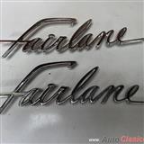 FORD FAIRLANE 500 1960 ORIGINAL LETTERS