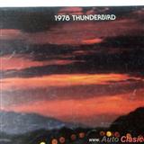 promocional ford thunderbird 1978