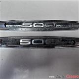 FORD FAIRLANE 500 1967 EMBLEMAS DE SALPICADERA TRASERA ORIGINALES