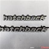 chevrolet nova 1975  a 1979 hatchback  letras niuevas originales
