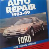 Manual  De Manto Y Servicio Del Ford,Lincoln,Mercury De Los  Modelos 1983-1989. Cel. 5541399617