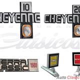 emblemas cheyenne 10, cheyenne 15, cheyenne 20, customo deluxe 15                                                                                                                                       