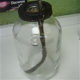 renault 8 deposito o recuperador de agua original vidrio con válvula