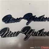 chrysler new yorker 1976 a 1978 letras originales