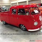 vw pick up crew cab 1961, rodolfo garza. 1er lugar. categoría: import/foreign. 1er lugar. best import of show