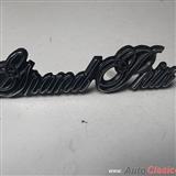 pontiac grand prix emblema de plastico