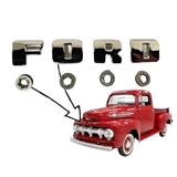 letras f o r d frente camionetas ford 1948 a 1952