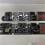 chevrolet pick up sierra classic 2500  1981 a 1987 emblemas originales nuevos