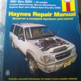 manual de mantenimiento y servicio de ford explorer 1991-2001,explorer sport 2003, sport track 2005                                                                                                     