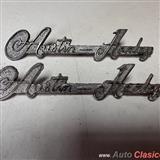 austin healy 3000 1959 a 1967 letras originales                                                                                                                                                         