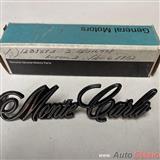 CHEVROLET MONTE CARLO 1981 TO 1986 EMBLEM NEW ORIGINAL