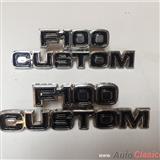 ford pick up f100 custom 1977 a 1979 emblemas