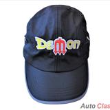 gorra demon logo bordado auto clasico cachucha negra                                                                                                                                                    