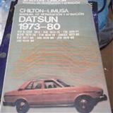manual de mantenimiento y servicio del datsun modelo , 1973-1980                                                                                                                                        