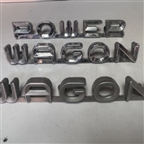 dodge power wagon 1957 a 1968 letras originales usadas