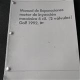 manual de  reparaciones  motor de  inyeccion mecanica 4 cil.(2 valvulas)  vw golf 1992                                                                                                                  