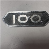 dodge pick up  1957 a 1966 emblema 100