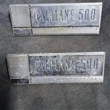 emblemas de puerta ford fairlane 500  63-65