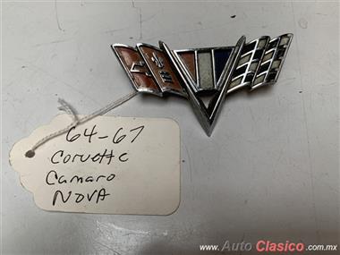 CHEVROLET , CAMARARO, CORVETTE ,  NOVA 1964 A 1965 EMBLEMA ORIGINAL