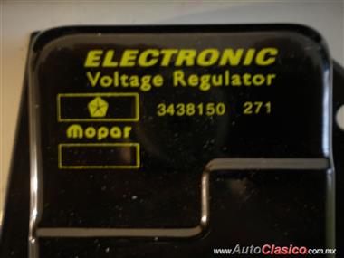 MOPAR DODGE PLYMOUTH REGULADOR ELECTRONICO DE VOLTAJE NUEVO 1970 A 1989