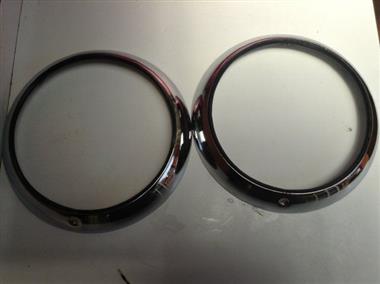 1949 TO 1952 CHEVROLET BEL AIR AND 1947 TO 1955 PICKUP NEW HEADLIGHT BEZELS