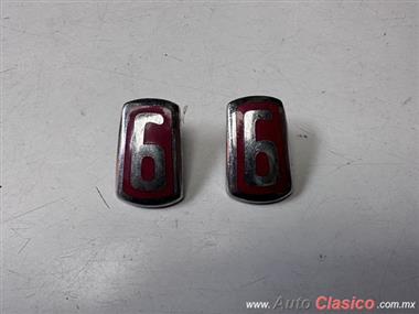 FORD COUPE NUMERO DE ORNAMENTO DE COFRE ORIGINAL