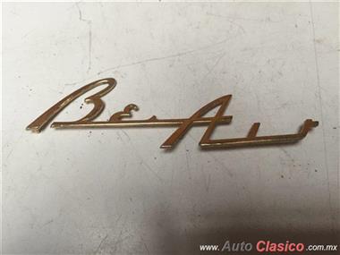 CHEVROLET BEL AIR LETTER INSIDE FAN WITH WATCH