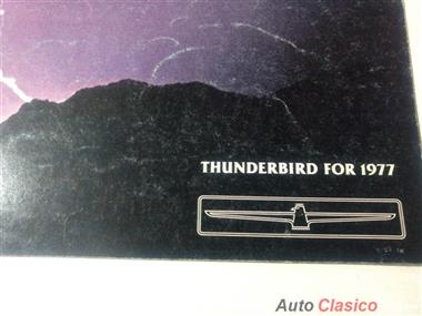 Promocional Thunderbird 1977