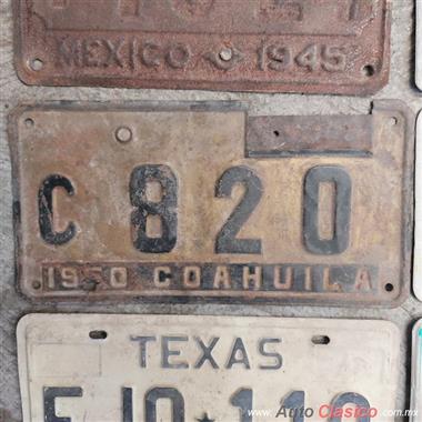 PLACAS ORIGINALES METAL TODAS DIFERENTES TIPOS PRECIOS DESDE $190.00