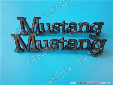 Emblemas Originales Ford Mustang Laterales Años 70´S