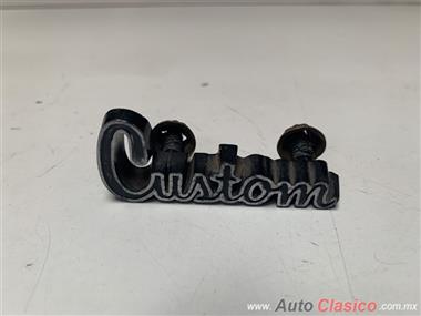 CHRYSLER CUSTOM ORIGINAL LETTER IN PLASTIC