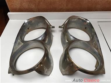 1967 FORD GALAXIE RH & LH HEADLIGHT BEZELS