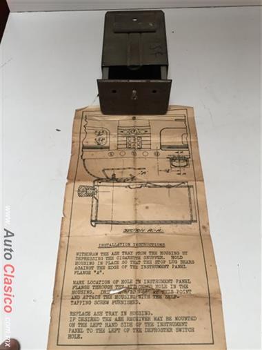 ORIGINAL CHEVROLET ASHTRAY WITH USER AND INSTALLATION MANUAL