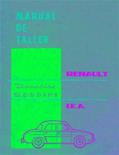 Manual De Taller De Renault Gordini