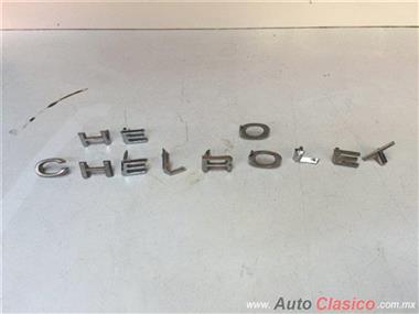 CHEVROLET CHEVELLE, ROAD, ORIGINAL CHEST OR TRUNK LETTERS SMALL