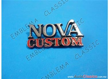 Emblema Nova Custom Chevrolet