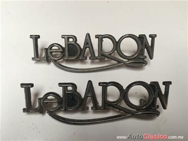 LEBARON 1977 TO 1979 ORIGINAL EMBLEMS