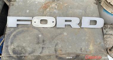 LETRAS DE COFRE FORD CAMIÓN F-600 1973 1974 1975 1976 1977