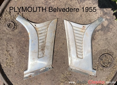 MOLDURAS EXTERIORES COSTADO MEDALLON PLYMOUTH BELVEDERE 1955