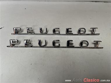 PEUGEOT 403, 404, 203 LETRAS USADAS