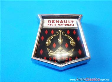 Emblema Renault Dauphine Gordini Floride Corona Auto Clasico