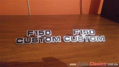 Emblemas Laterales Ford F150 Custom Del 73-79