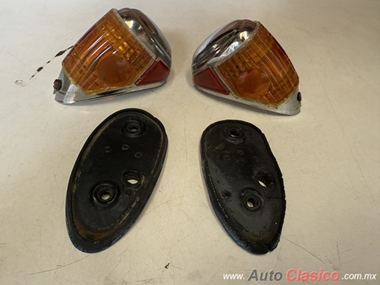 MERCEDES BENZ 1957 180 190 W110 QUARTIERS D’AILE OU DE CLIGNOTANT UTILISÉS JOINTS PLEINS