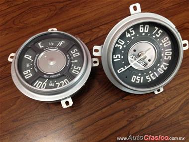 1947-53 chevrolet pickup juego de velocimetro y medidores caratula gris