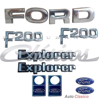 Emblemas Ford Pick Up