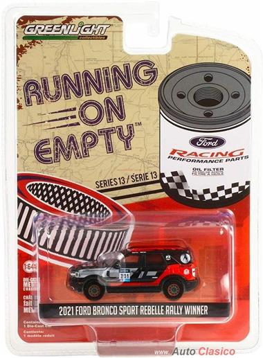 Greenlight Running On Empty 2021 Ford Bronco Sport Rebelle Rally Winner