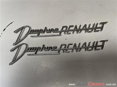 LETTRES ORIGINALES RENAULT, GORDINI DAUPHINE