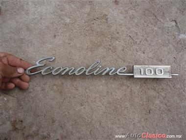 Emblema Lateral Ford Econoline 100 Del 68-72